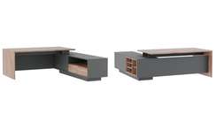 Стол письменный на опорной креденции