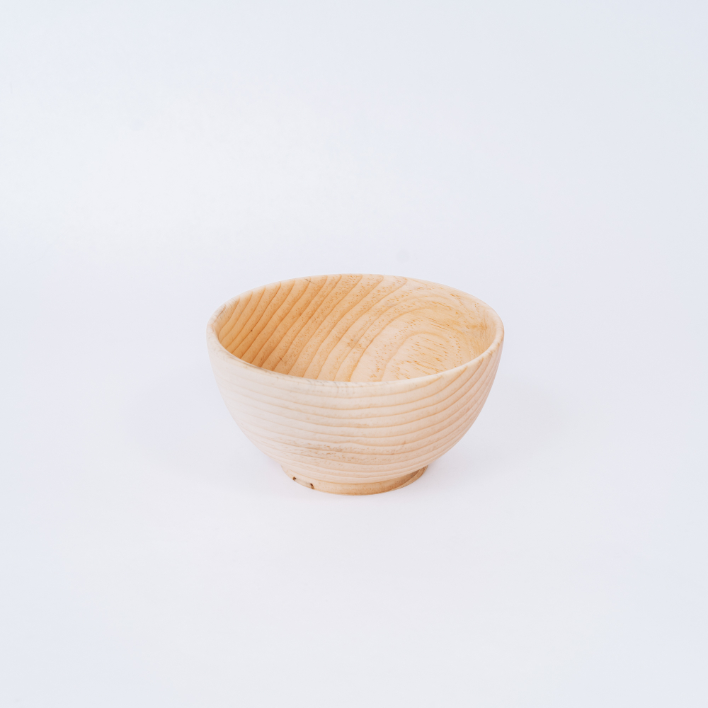 Деревянная глубокая тарелка-супница Art of Siberia из Сибирского Кедрf. T110