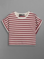 Футболка для девочки на лето в полоску