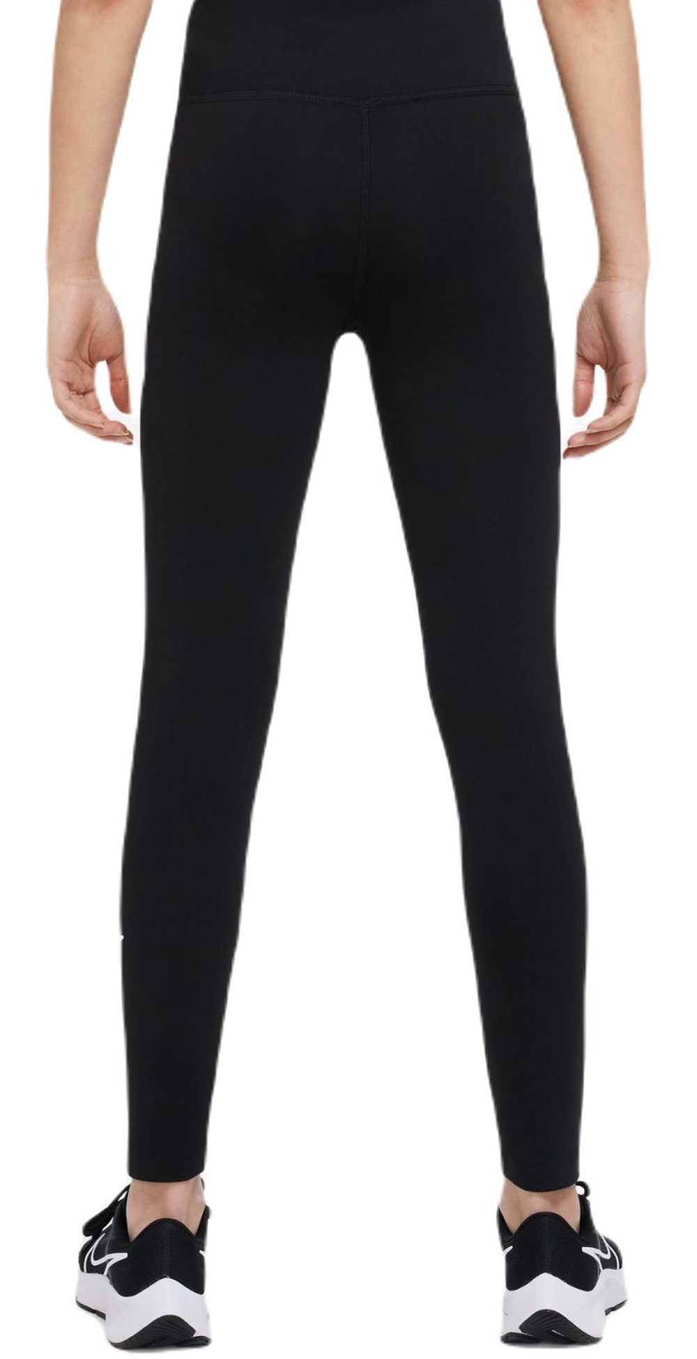 Штаны для девочки теннисные Nike Therma-FIT One Outdoor Play Leggins - black/white