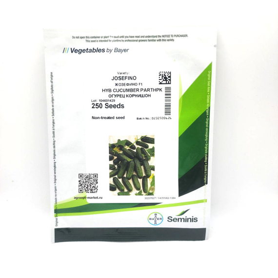 Жозефино F1 семена огурца партенокарпического (Seminis / Семинис) – фото 9