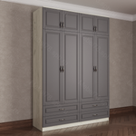 Шкаф распашной с антресолью 4/10 (мадес)