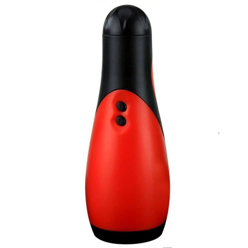 Автоматический оростимулятор Oral Sex Lover (30 режимов) (Цвет: красный с черным)