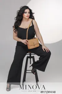 Брюки 4148-черный Minova