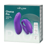 Фиолетовый вибратор 8см для пар с пультом ДУ и управлением через приложение We-Vibe Chorus Pro Cosmic Purple SNSP1SG5