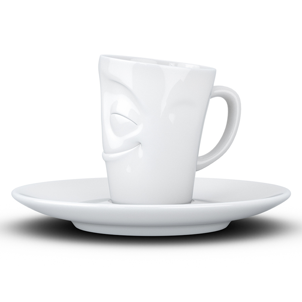 Кофейная пара tassen cheery, 80 мл, белая