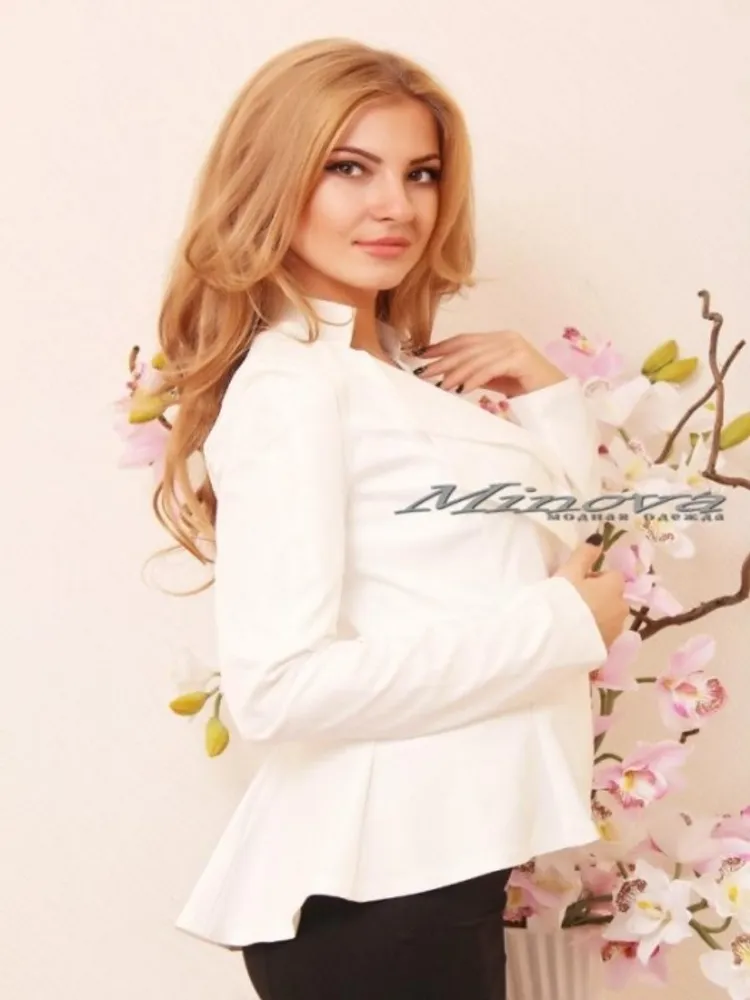 Пиджак 1004-белый Minova