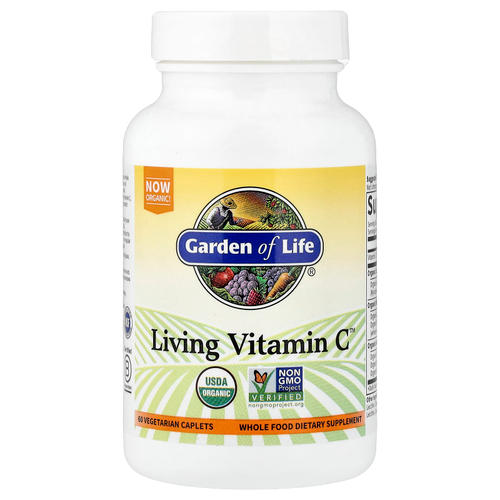 Garden of Life, Living Vitamin C™, 60 вегетарианских капсул