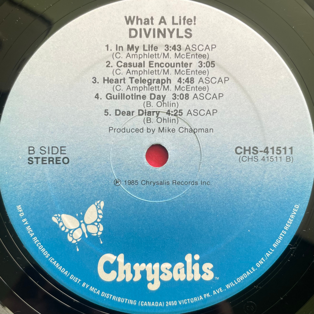 Divinyls ‎– What A Life! (Канада 1985г.)