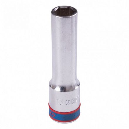 Цена на KING TONY (424513M) Головка торцевая глубокая шестигранная 1/2", 13 мм