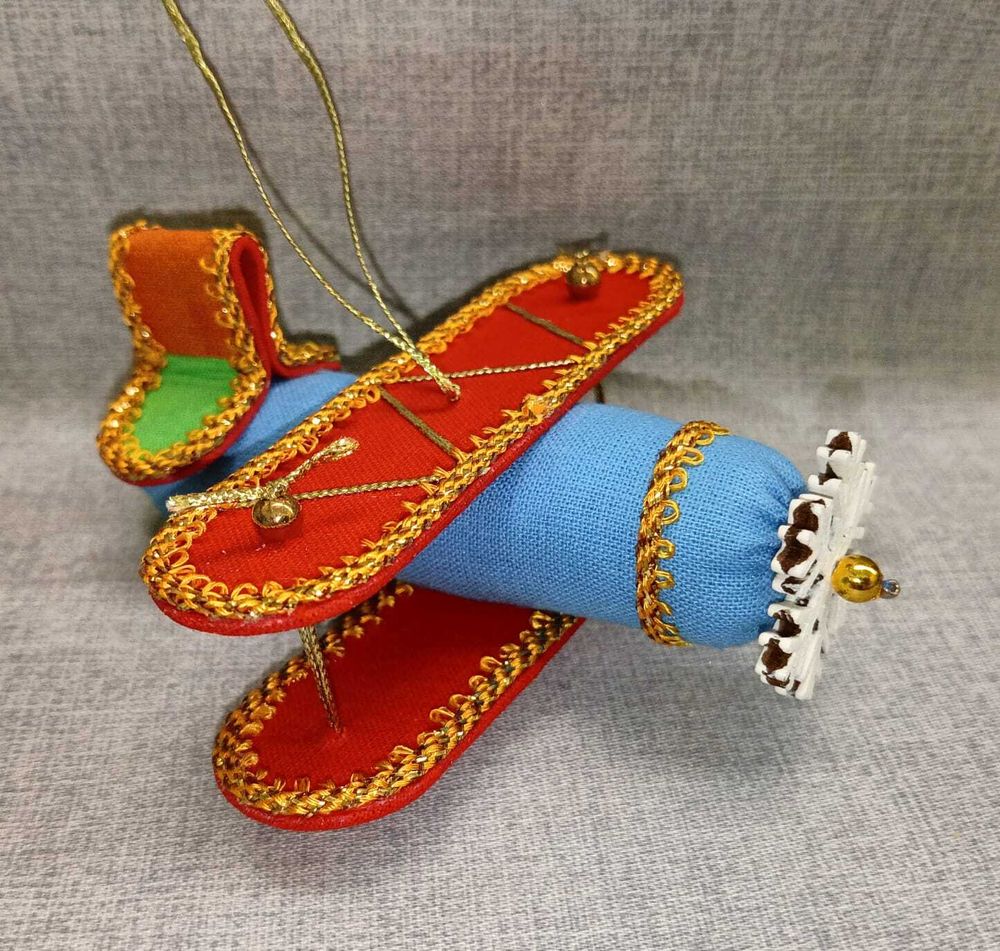 Ёлочная игрушка Самолётик