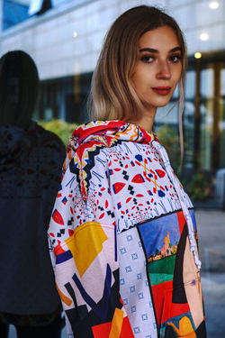 Худи «Малевич», по мотивам живописи Казимира Малевича ("Голова крестьянина")