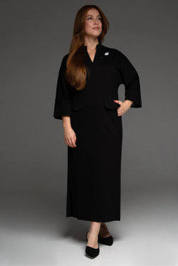 Платье женское 4599за, черный #359Ч054599за