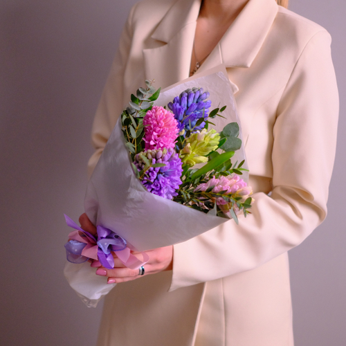 Купить Букет гиацинтов #753