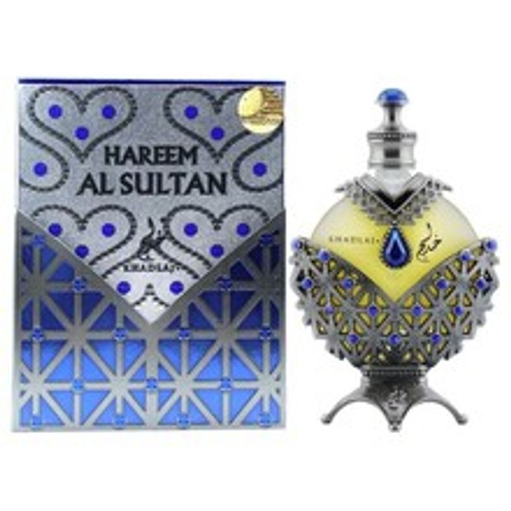 Khadlaj Hareem Sultan Blue Concentrated perfume oil without alcohol 35ml Khadlaj Hareem Sultan Blue Concentrated perfume oil without alcohol 35ml