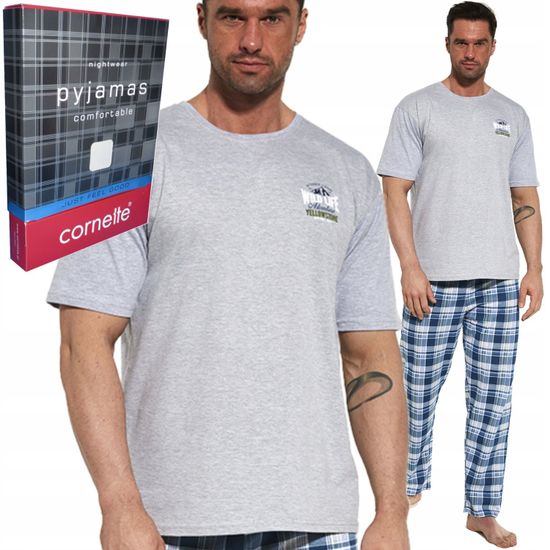Пижама мужская с коротким рукавом и брюками Cornette 134/133