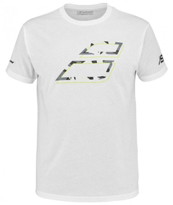 Теннисная футболка Babolat Aero Cotton Tee - White