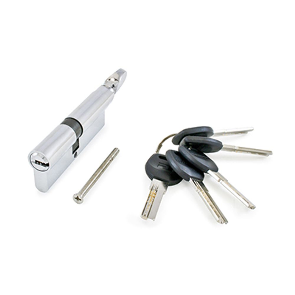 Механизм цилиндровый АЛЛЮР HD F.G 90-5K СР хром перф.кл./верт. (35*10*45G верт.) /7827