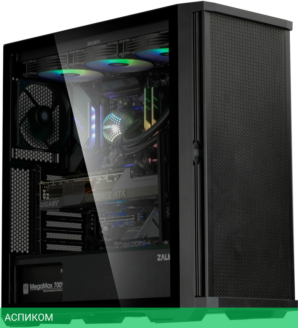 Корпус Zalman Z10 ATX без БП черный