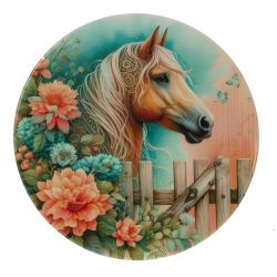 GAEM Декоративная подставка под горячее "Лошадь", L10 W10 H0,5 см, 4в.