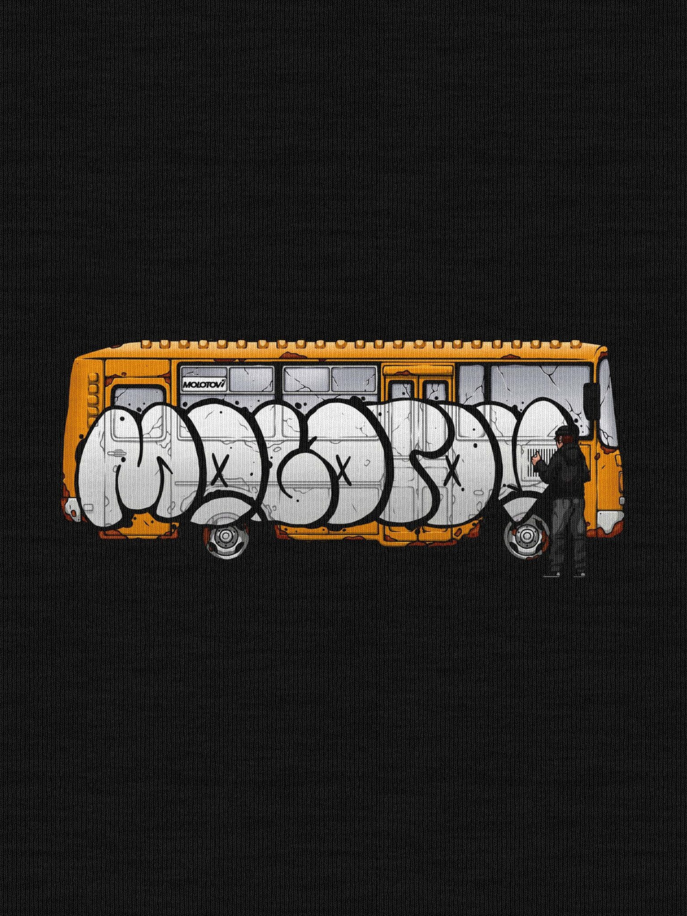 Футболка MLTV Bus Black