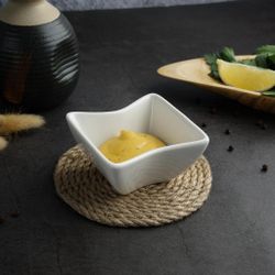 Соусник 80 мл 8*8 см h4,2 см Mini Mix белый фарфор P.L. Proff Cuisine [6]