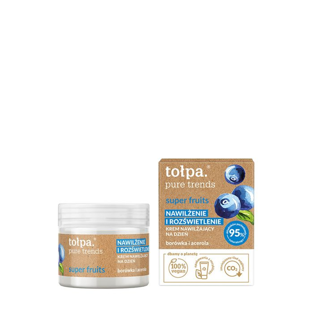 TOLPA PURE TRENDS Увлажняющий крем с фруктовыми экстрактами для сияния кожи 50 мл