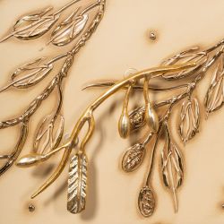 Ручка мебельная скоба Oliva Branch (Олива Бранч) правая Айвори