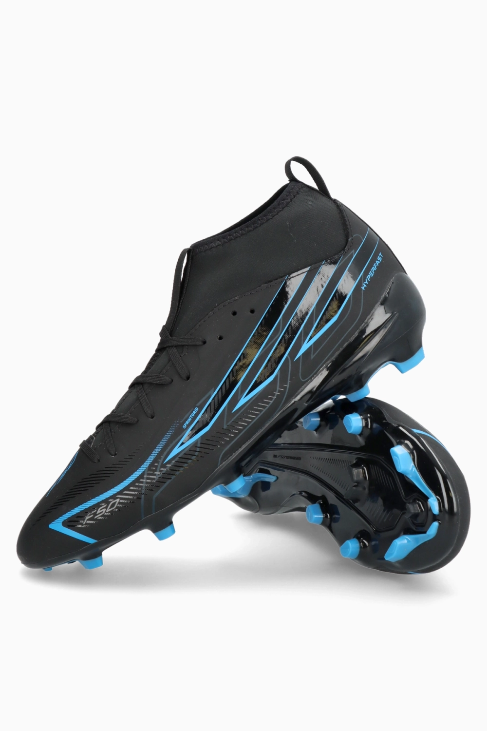 Бутсы adidas F50 League Hyperfast Mid FG Junior - черный