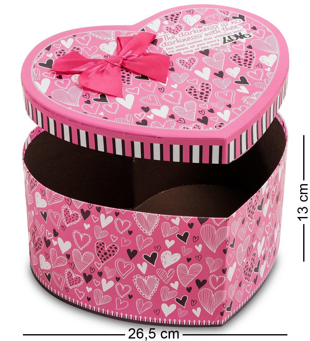 WG-56/3-B Коробка подарочная «Сердце» цв.розовый