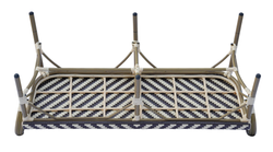 "Кабри" диван двухместный плетенный из искусственного ротанга, цвет бежево-коричневый