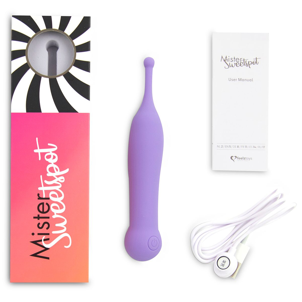 Клиторальный вибратор фиолетовый Mister Sweetspot