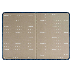 Ежедневник датированный 2026 ESCALADA, А5, 176 л., арт. 70221/ 15 САРИФ СИНИЙ (кожзам: 146x211 мм, твёрдый переплёт с поролоном, материал обложки: искусственная кожа "Сариф"; декор: блинтовое тиснение; способ крепления блока: ниткошвейный; вн. блок: