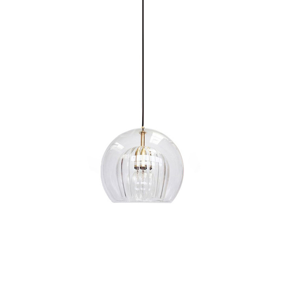 Pendant design lamp   Pleated Crystal by Marc Wood Studio D15