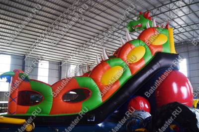 Батут-горка "Дракон 2", 11*6*9 м