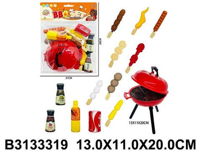 Игровой модуль "Барбекю" с продуктами, пакет QX1015-408