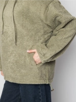 Толстовка плюшевая с капюшоном