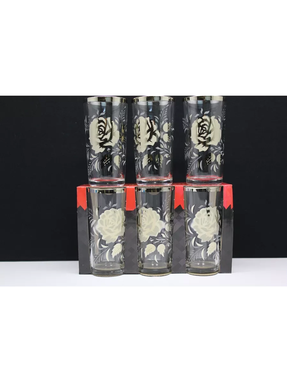 Стакан для напитков сока и воды высокие