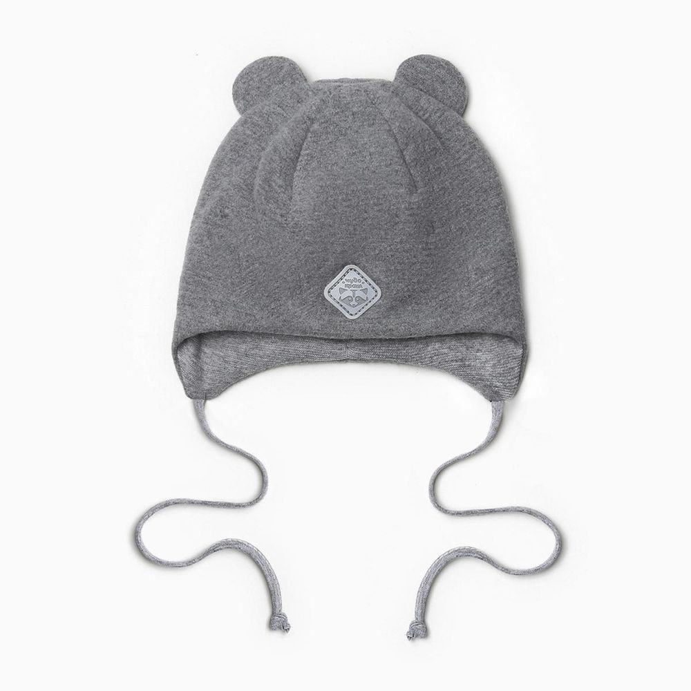 Шапка детская, цвет темно-серый, р. 42-44 9927325 (Чудо-кроха)