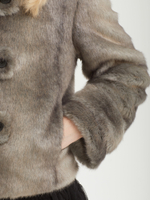 Женская Куртка Faux Fur Tab Toggle