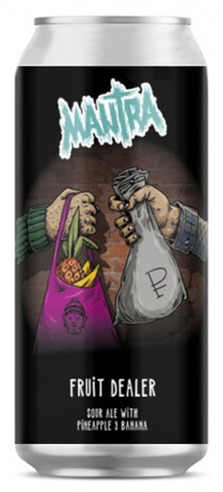 Пиво Мантра Фрут Дилер: Пайнэпл & Банана / Mantra Fruit Dealer: Pineapple & Banana 0.45 - банка