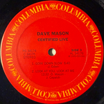 Dave Mason ‎– Certified Live 2LP (США 1976г.)Т