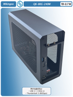 Внешний корпус для видеокарты Wikingoo WKG-Q6-240W EGPU. Thunderbolt 5.