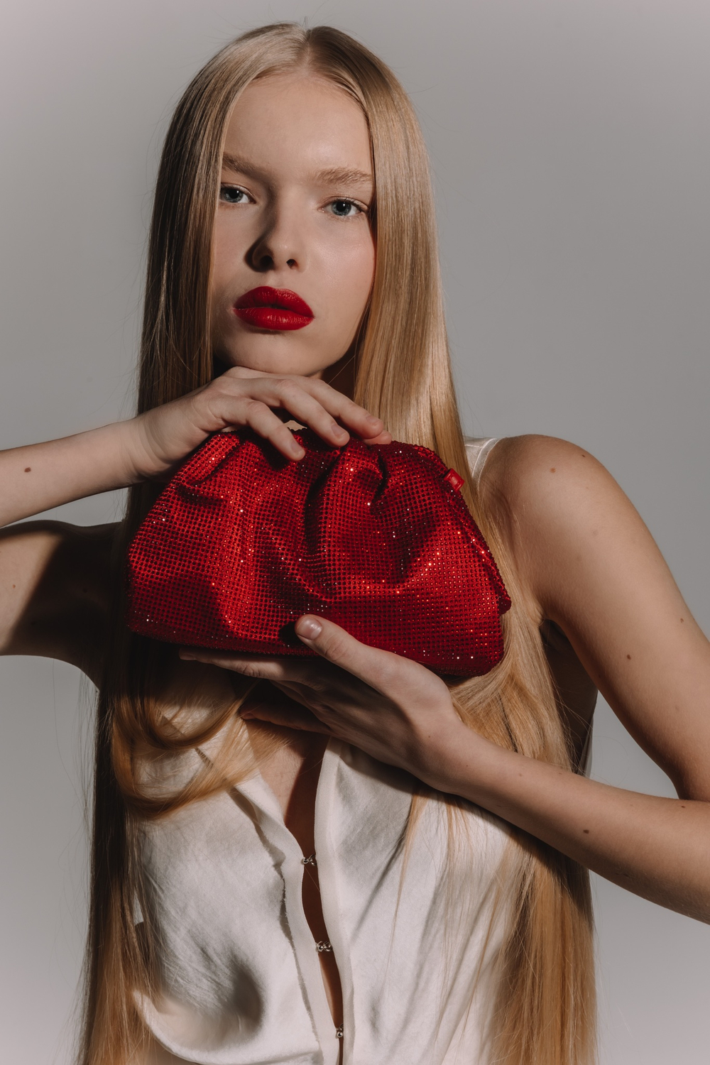 Clutch DIAMOND berry color