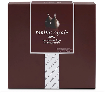 Инжир Rabitos Royale в темном шоколаде с трюфельным кремом №8, 142 гр.