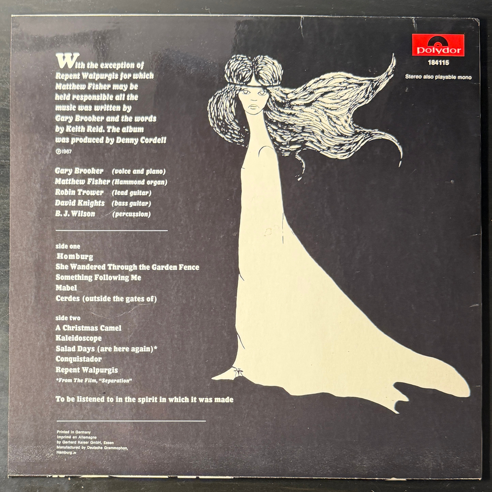 Procol Harum ‎– Procol Harum (Германия 1967г.)