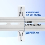 Трехфазный измеритель напряжения переменного тока 60 В-450 В на Din-рейке, Мини-модульный вольтметр, Индикатор датчика, светодиодный цифровой дисплей, детектор TONGOU