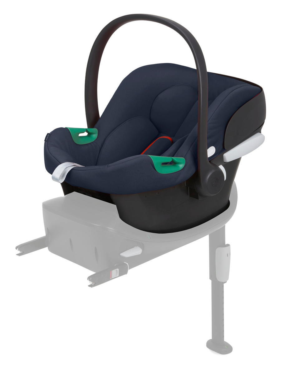 Коляска 3 в 1 Cybex Priam IV Rosegold complete и автокресло Aton B2 i-Size Bay Blue Leaf Green