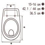 Сиденье для унитаза «Кремона»