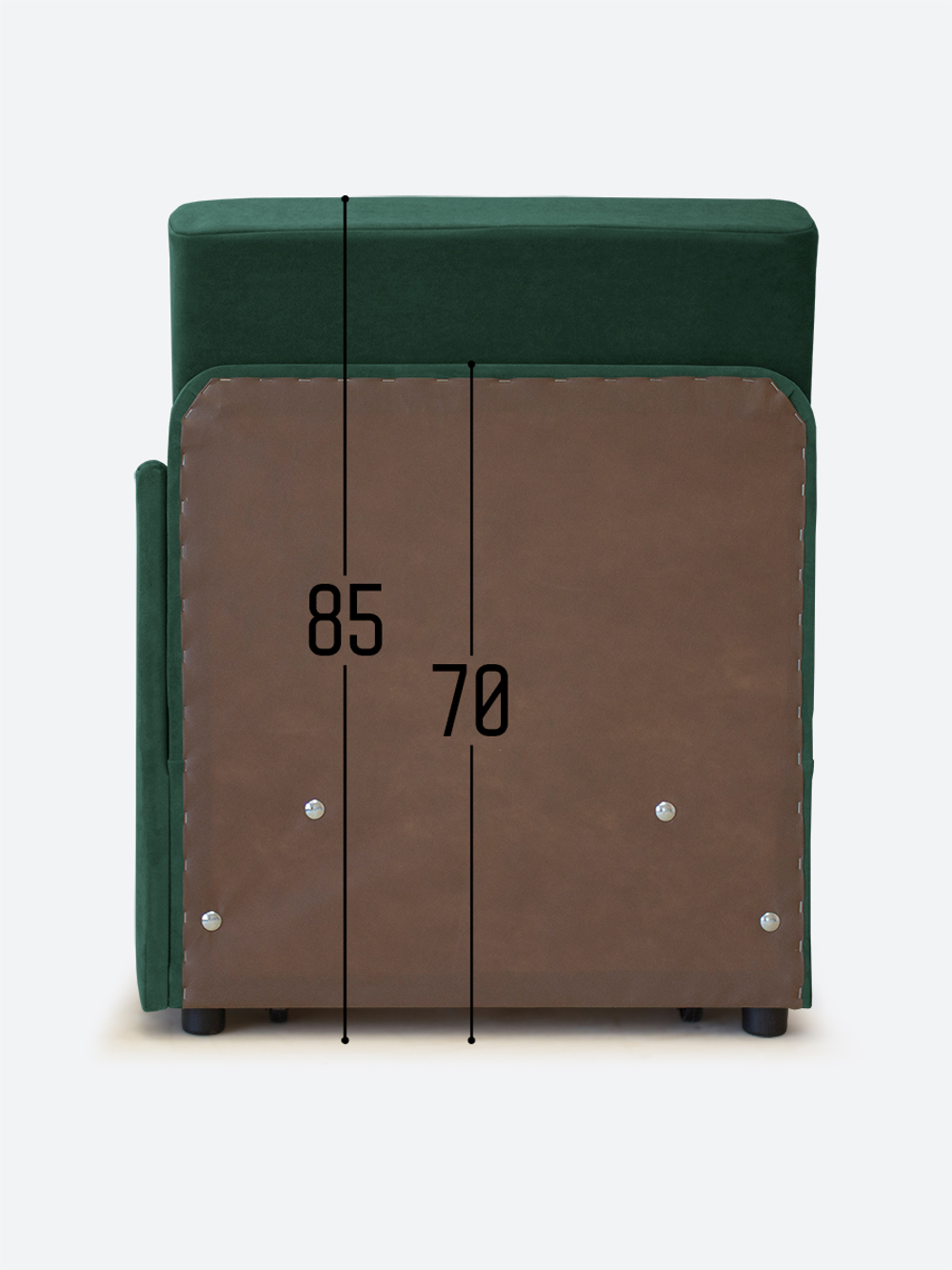 Кресло-кровать "Миник" с левым подлокотником, под левую руку